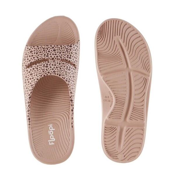 FLOOPI Leopard Sandals Flip Flops Comfort Slide Size 9 BRAND NEW - Picture 5 of 12